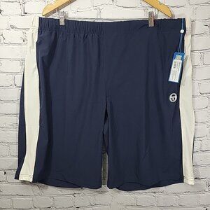 NEW Sergio Tacchini Tennis Youngline Shorts Mens 4XL Navy Blue New NWT